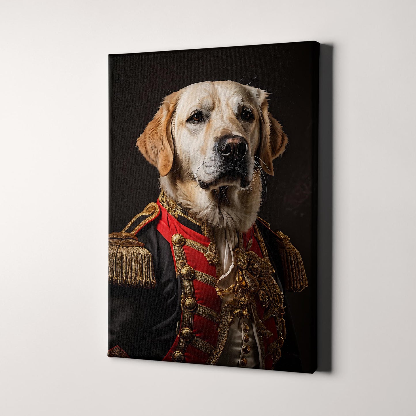 Yellow Labrador Aristocrat Portrait