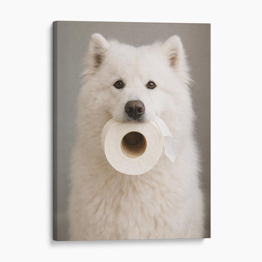 Samoyed Dog Toilet Paper
