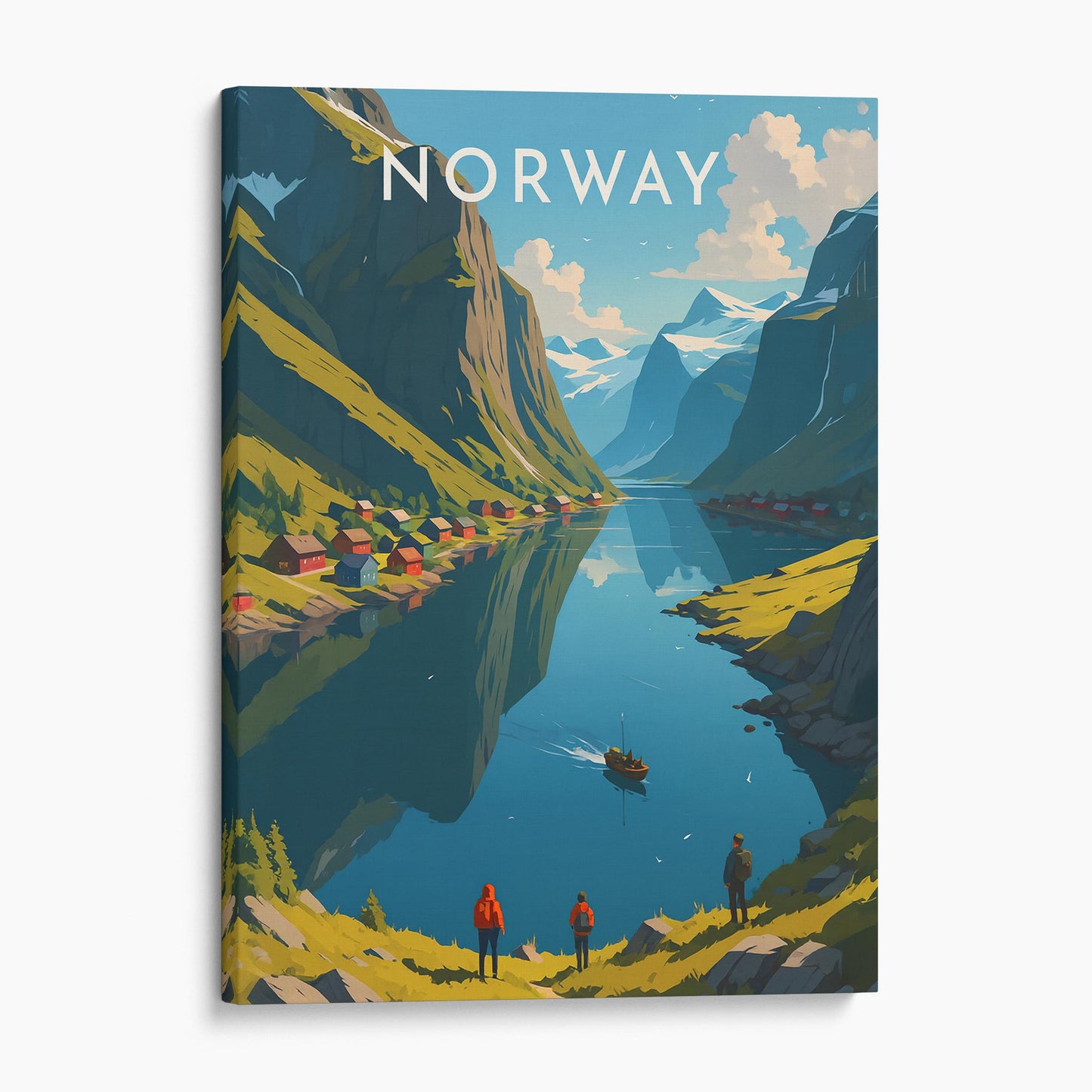 Norway Vintage Travel Poster