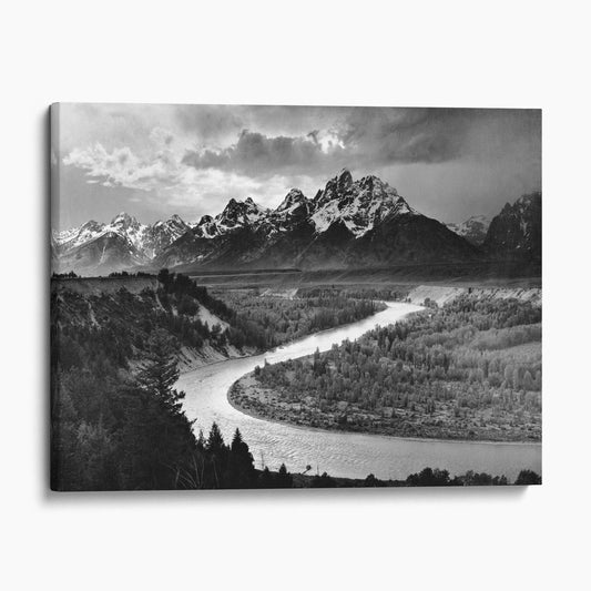 The Tetons & the Snake River, Grand Teton National Park by Ansel Adams
