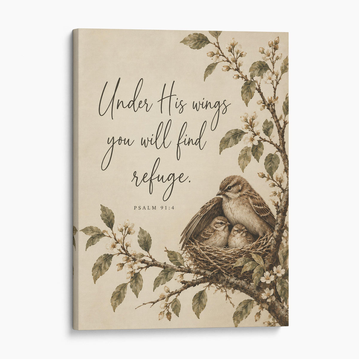 Under His Wings You Will Find Refuge - Psalm 91:4