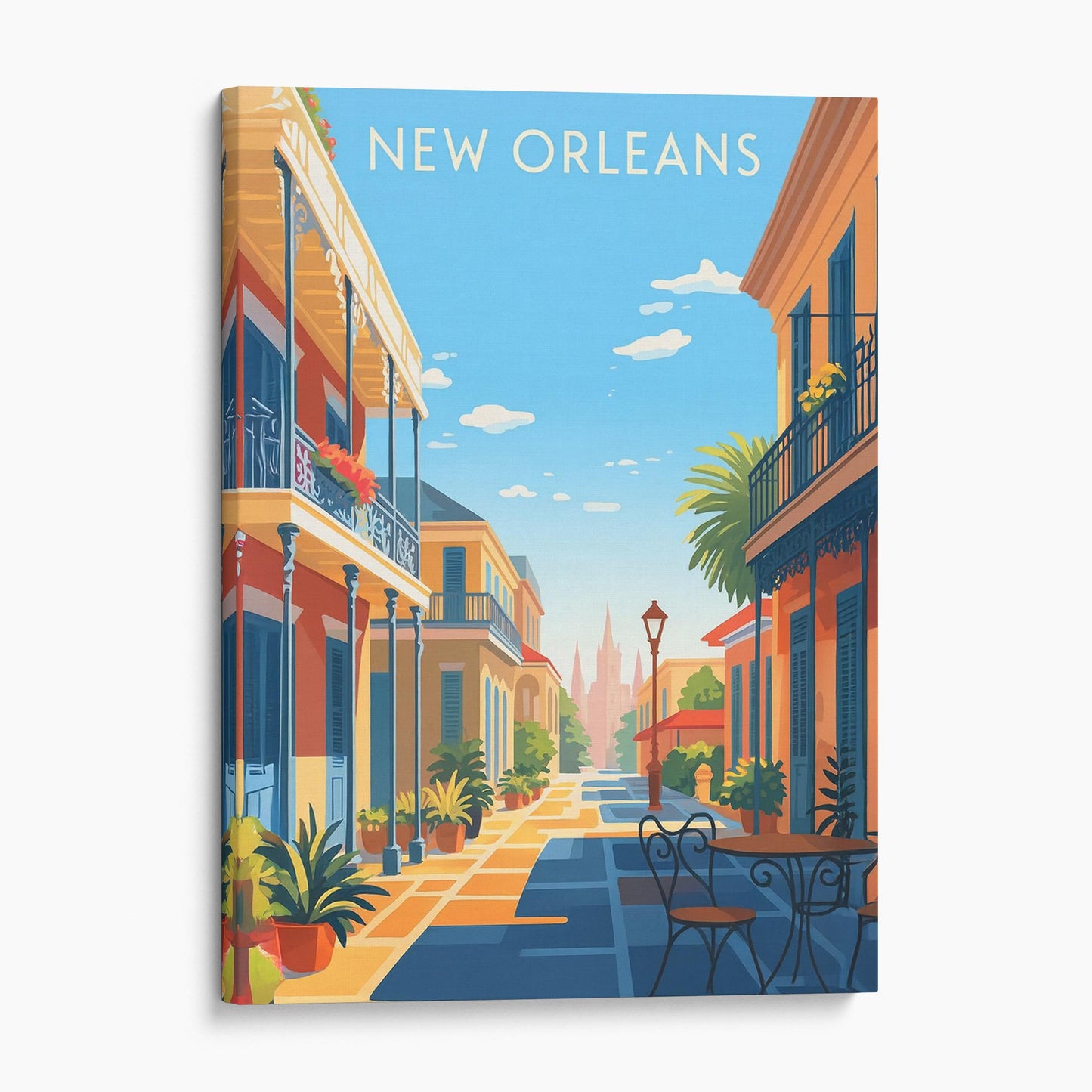 New Orleans Vintage Travel Poster