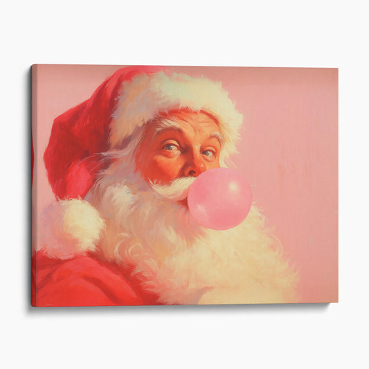 Santa Claus Pink Bubble Gum
