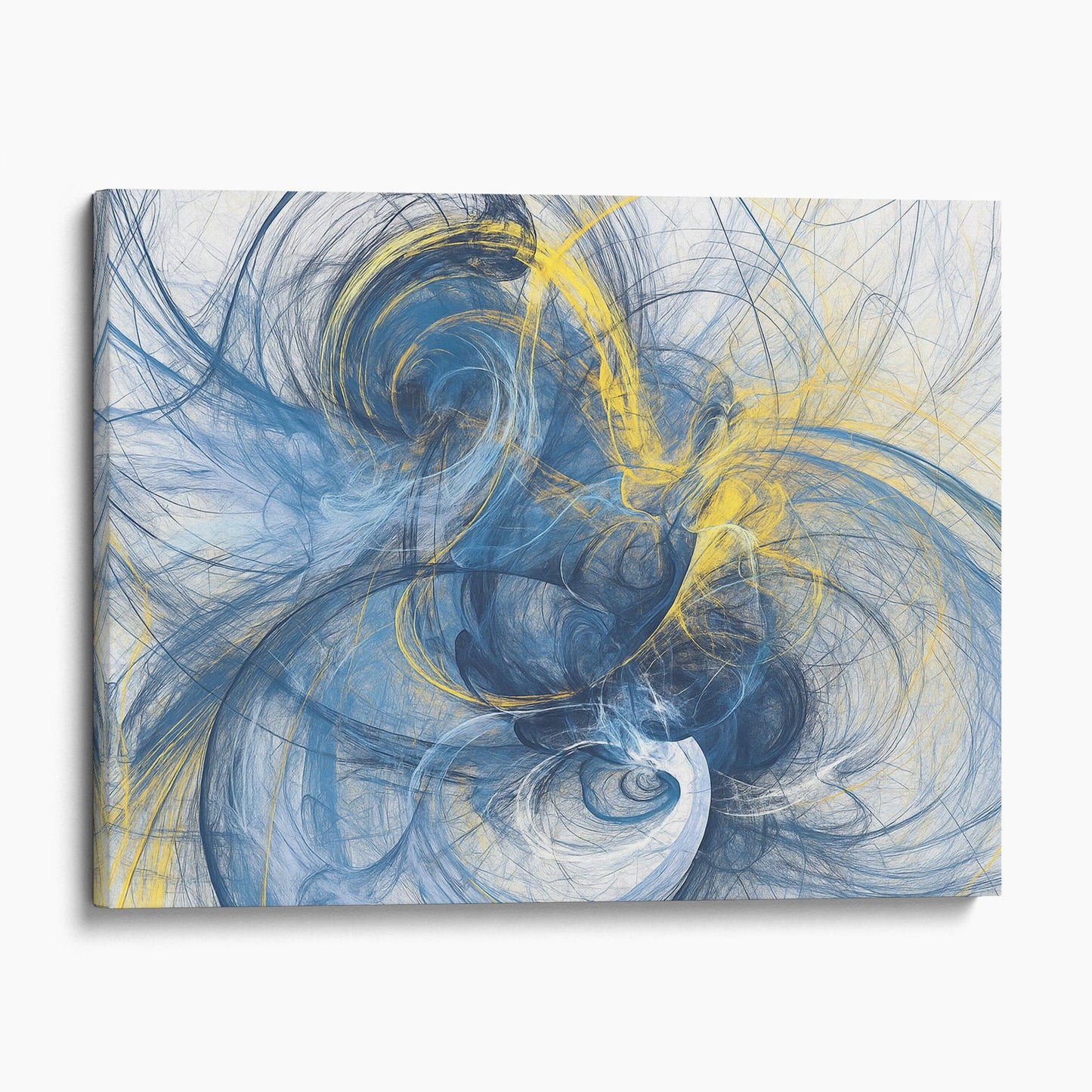 Blue And Yellow Motion Lines