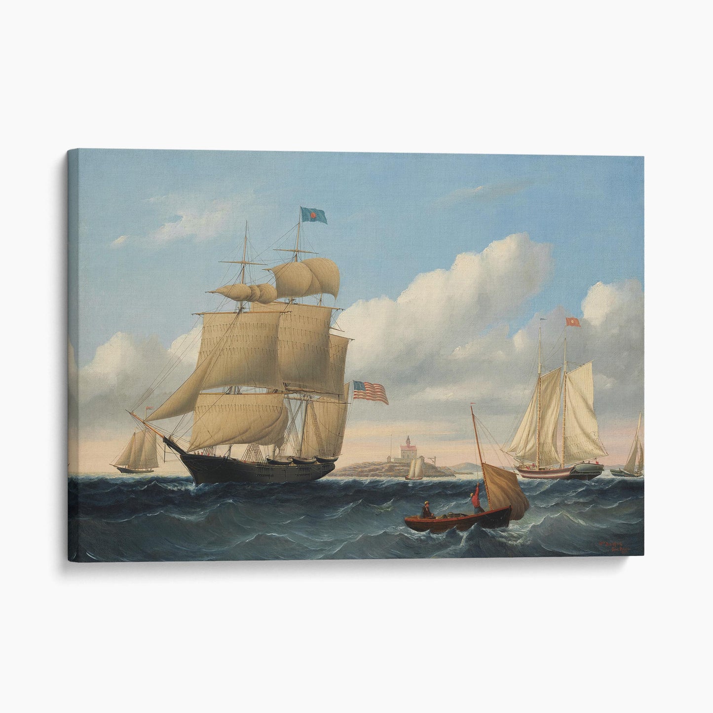 The Whaleship "Emma C. Jones" off Round Hills, New Bedford William Bradford