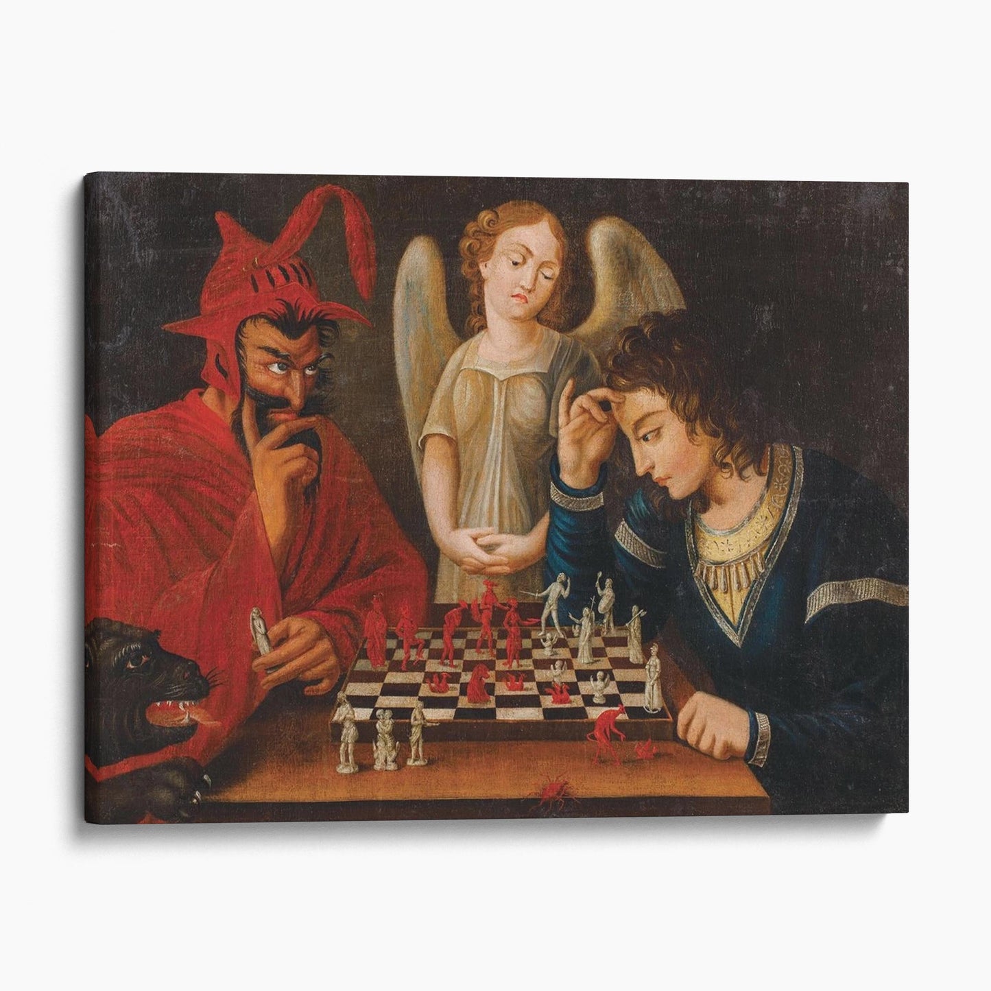 Faust & Mephistopheles Playing Chess
