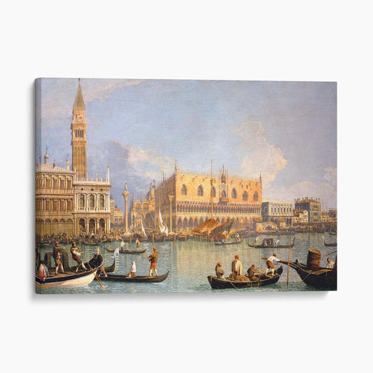 View of the Ducal Palace in Venice by Canaletto