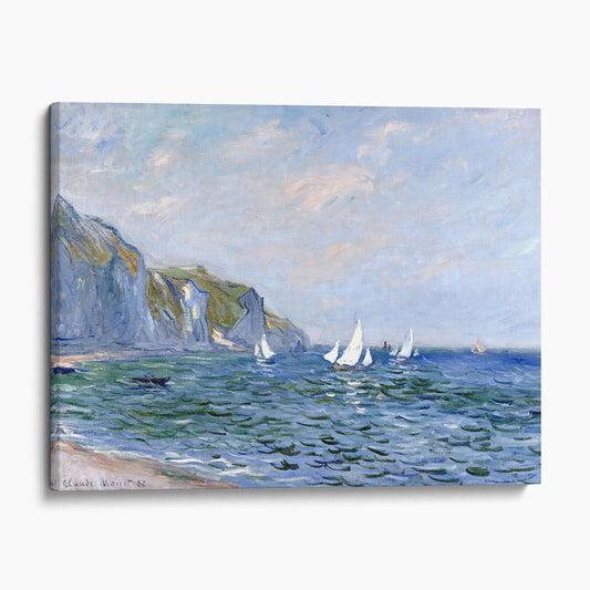 Cliffs and Sailboats at Pourville by Claude Monet