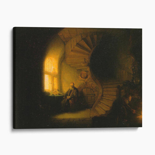 The Philosopher in Meditation by Rembrandt