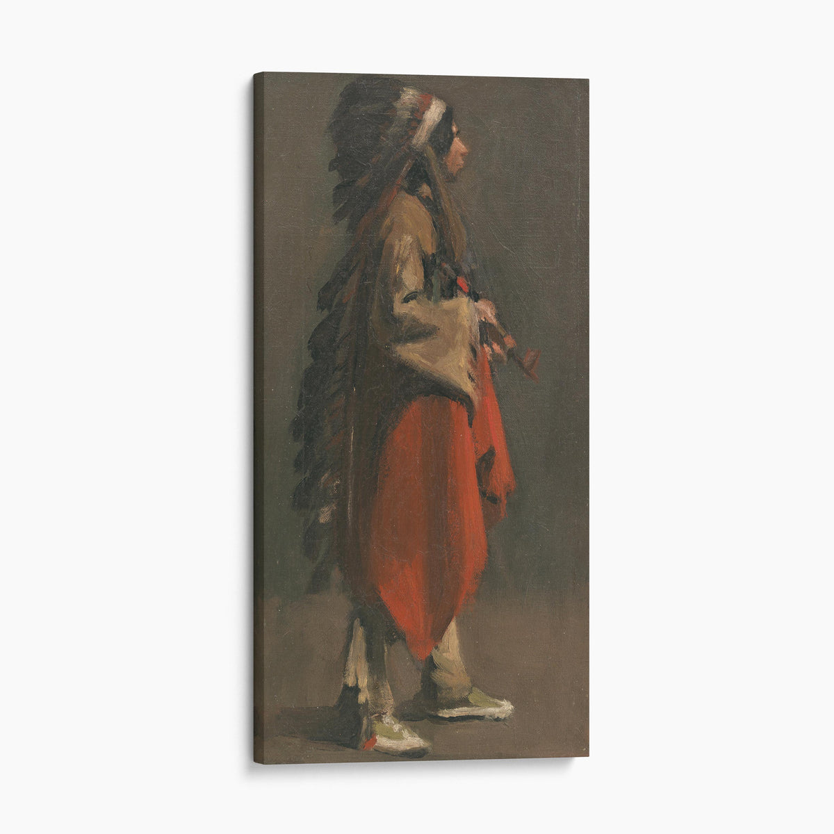 Standing Indian Chief, 1901 by Edward Hopper