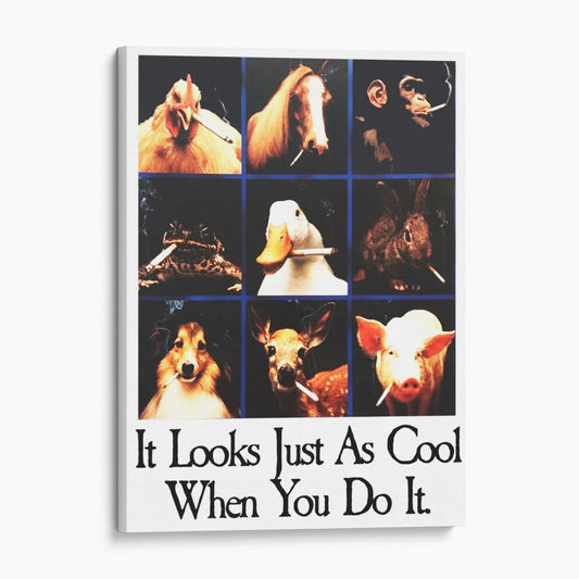 It Looks Just As Cool When You Do It Funny Animal Smoking Ad