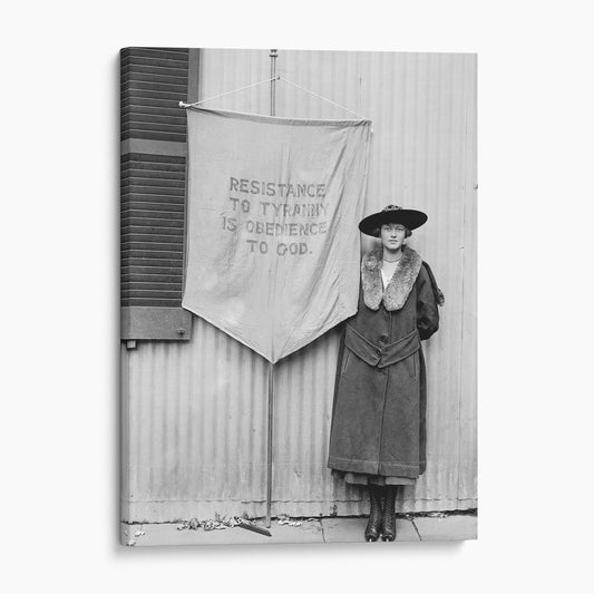 Suffragette Helen Hitchcock - Equal Rights Protest, 1914