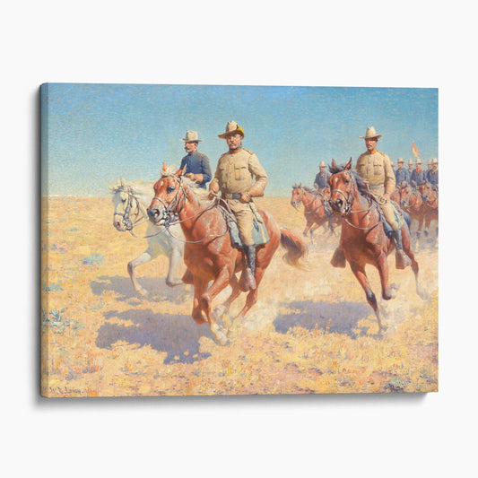 Theodore Roosevelt and the Rough Riders - William Robinson Leigh