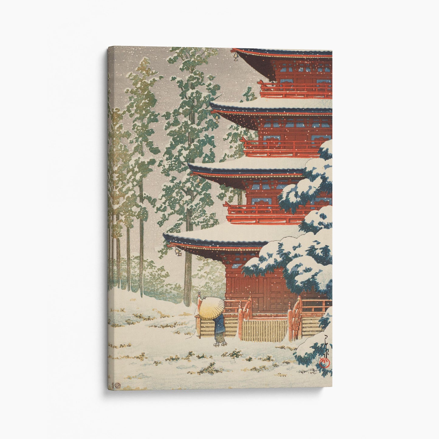 Saisho-in Temple, Hirosaki (1936) - Kawase Hasui