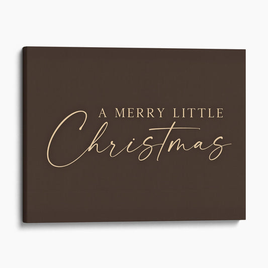 A Merry Little Christmas Wall Sign