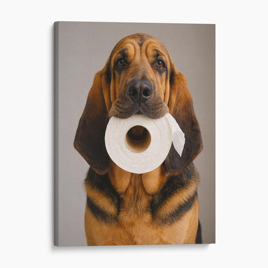 Bloodhound Dog Toilet Paper