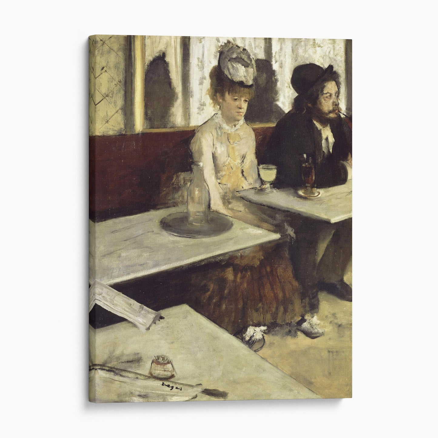 In a Cafe, or The Absinthe - L’Absinthe by Edgar Degas