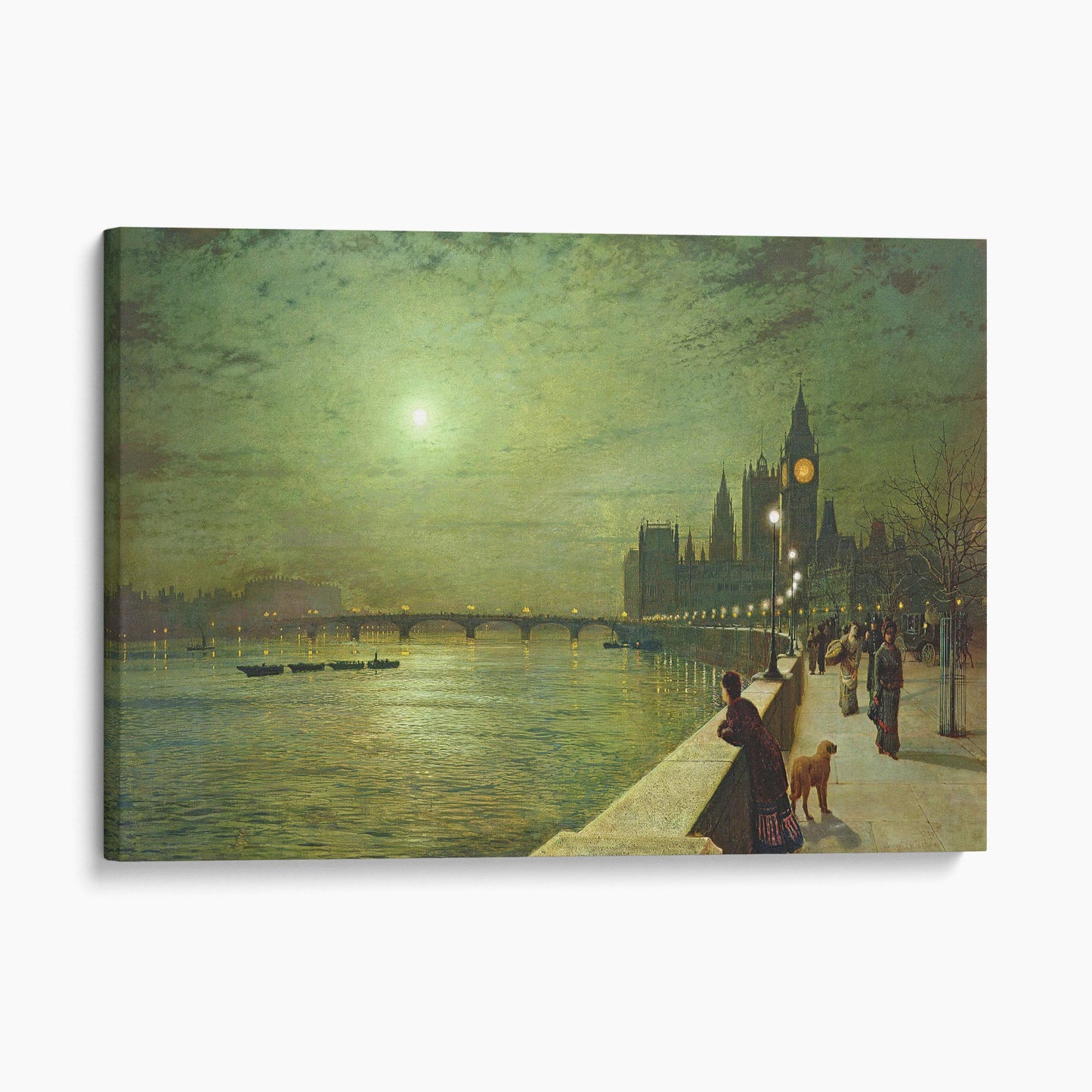 Reflections on the Thames, Westminster - John Atkinson Grimshaw