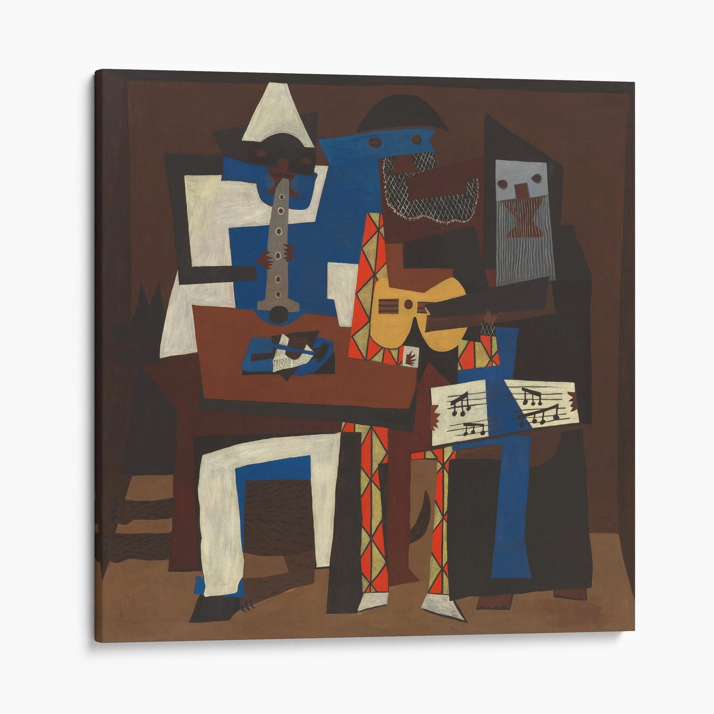 Three Musicians by Picasso