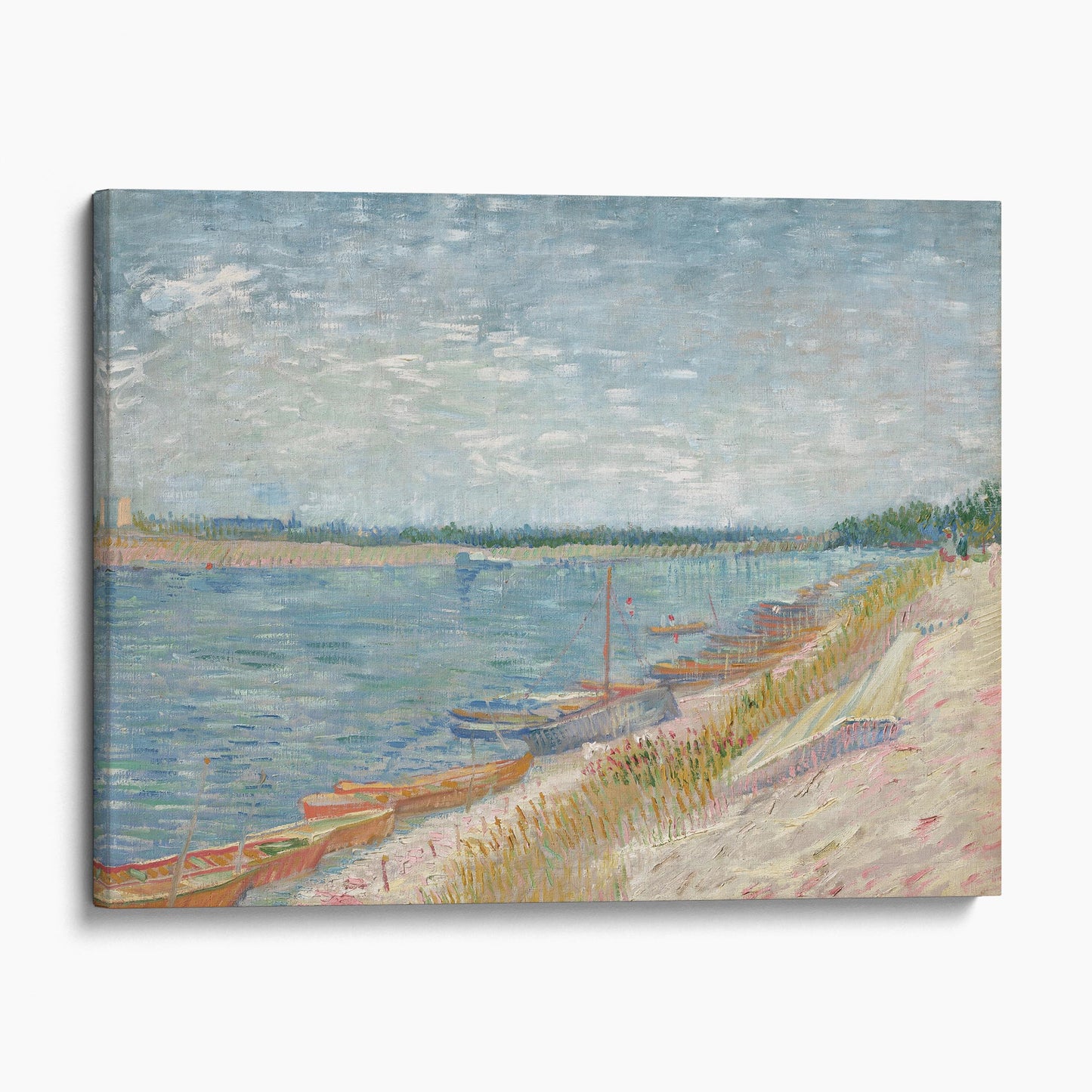 Moored Boats, 1887 by Van Gogh