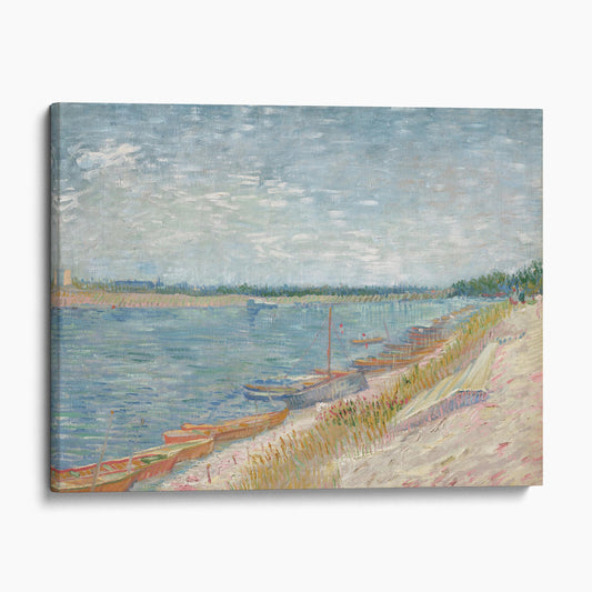 Moored Boats, 1887 by Van Gogh