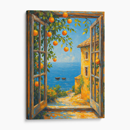 Open Window To The Sea Henri Matisse Style