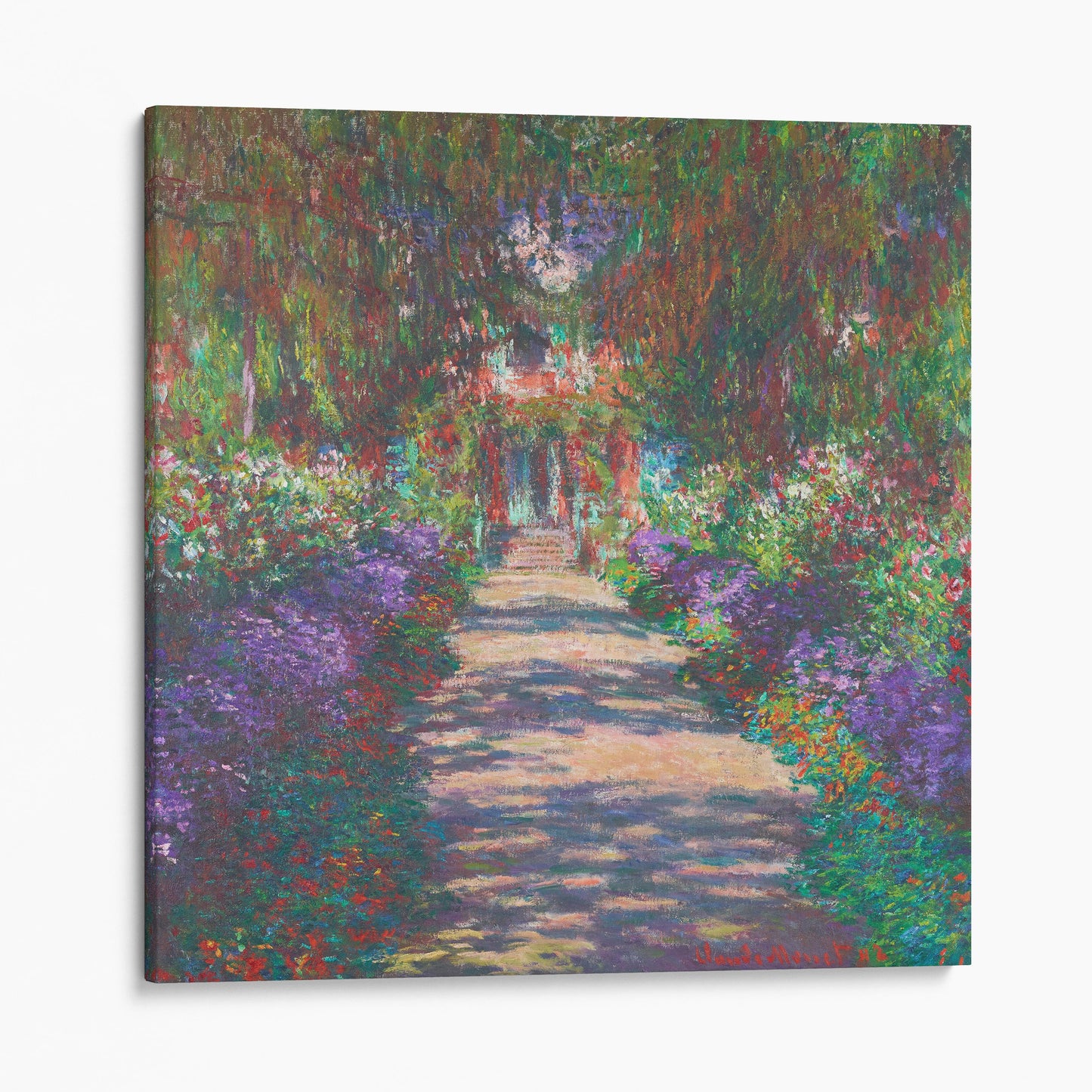 Pathway in Monet's Garden in Giverny by Claude Monet