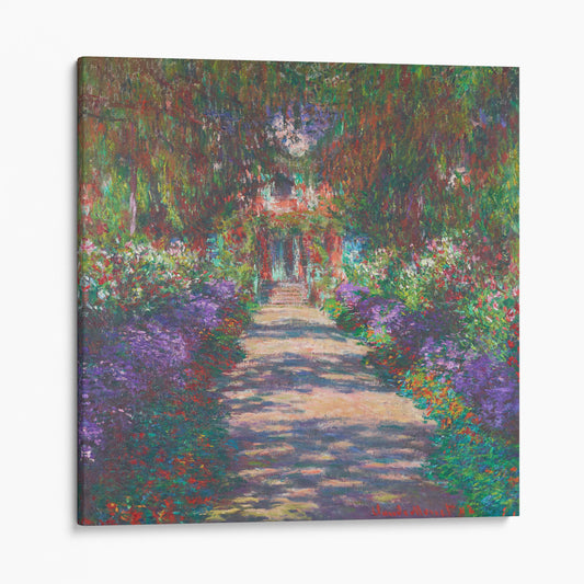 Pathway in Monet's Garden in Giverny by Claude Monet