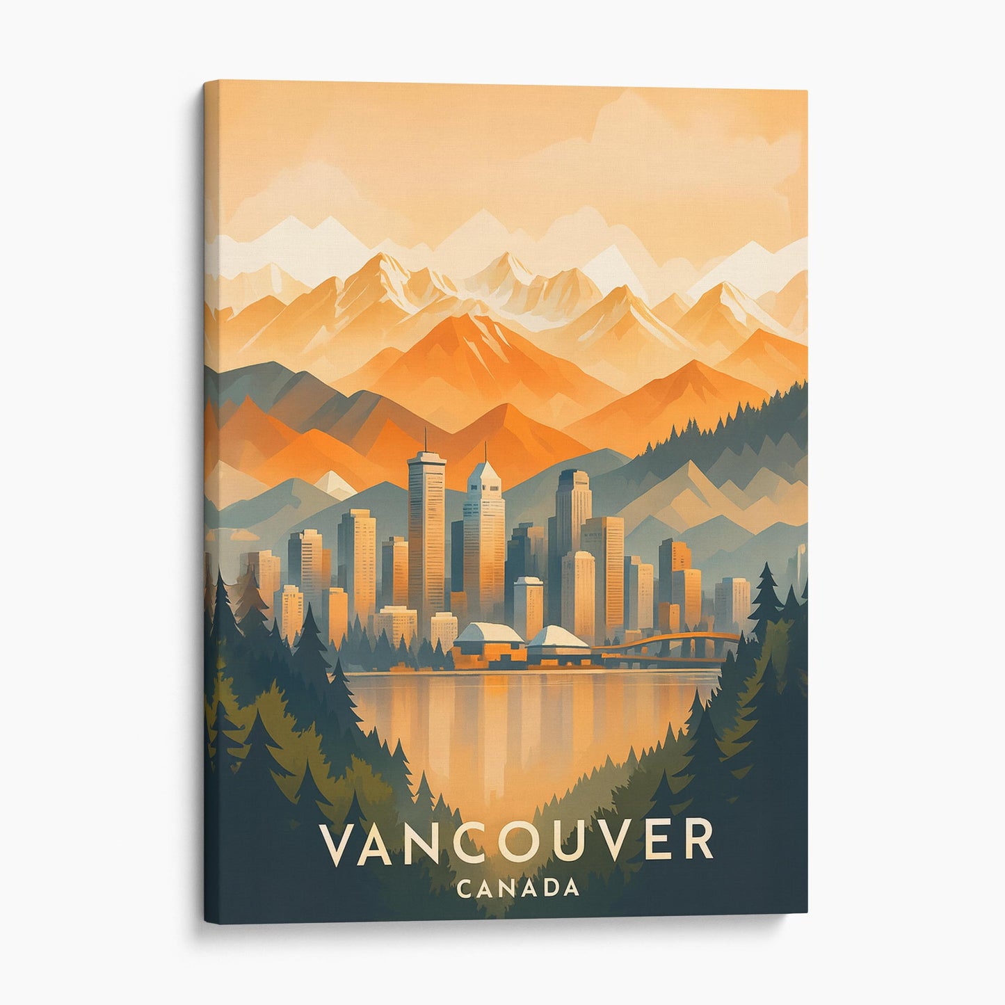 Vancouver Canada Travel Poster