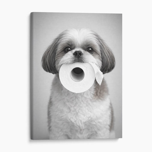 Shih Tzu Dog Toilet Paper