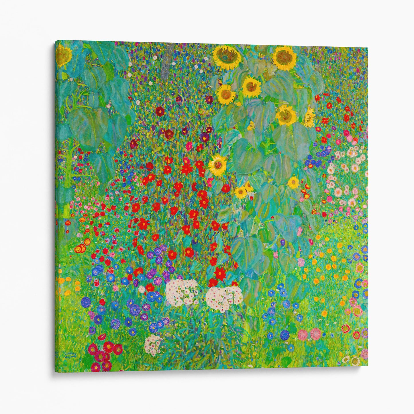 Farm Garden with Flowers (Brewery Garden at Litzlberg on the Attersee) 1906 by Gustav Klimt