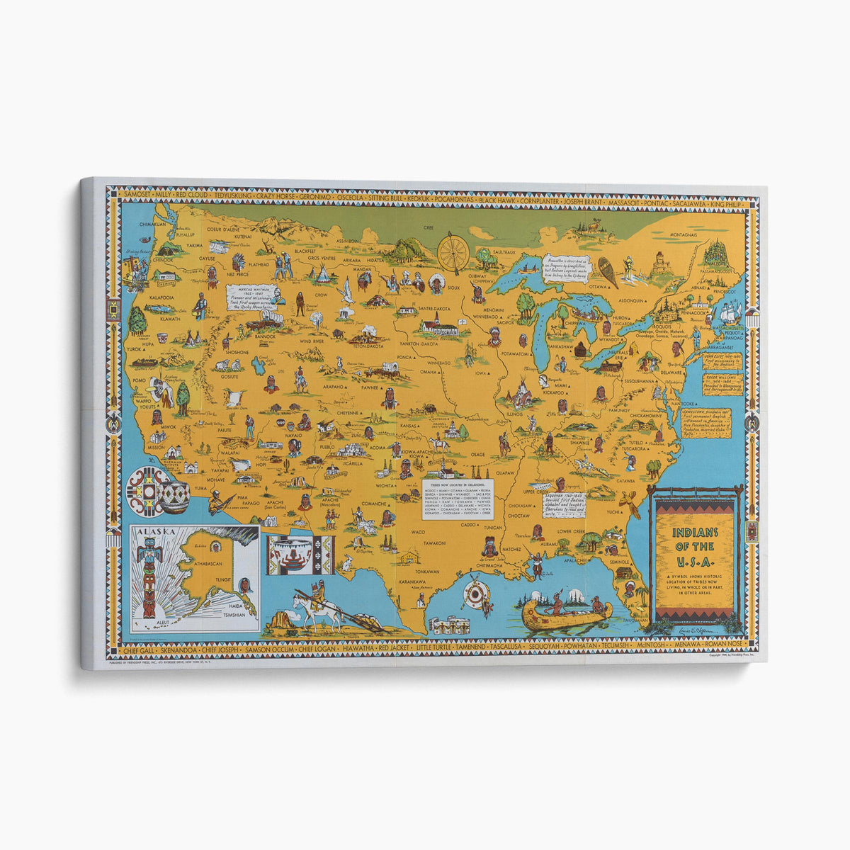 America Folklore Map