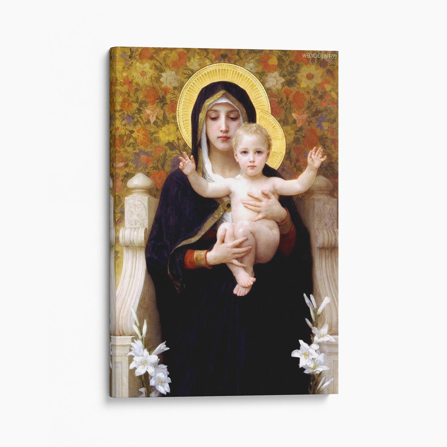 The Virgin of the Lilies - William-Adolphe Bouguereau