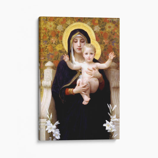 The Virgin of the Lilies - William-Adolphe Bouguereau