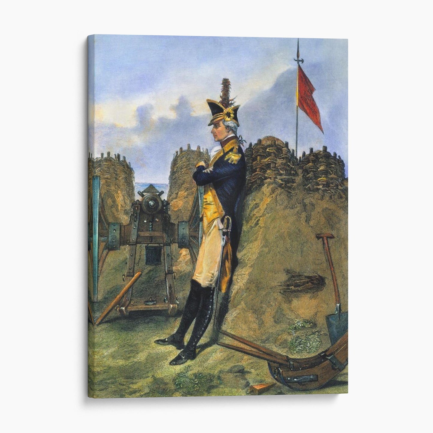 Alexander Hamilton in Uniform, New York Artillery