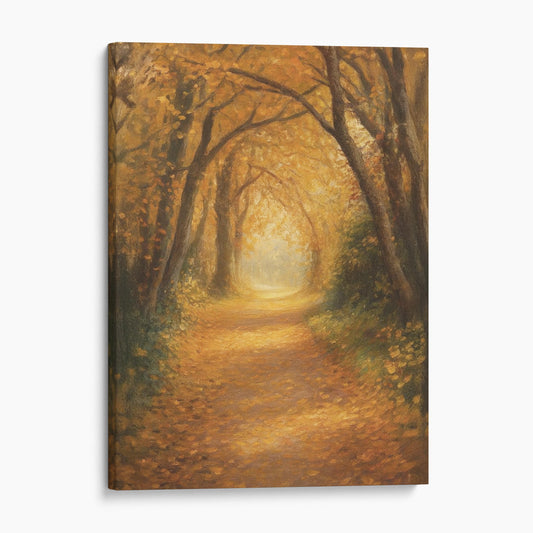 Forest Path In Autumn