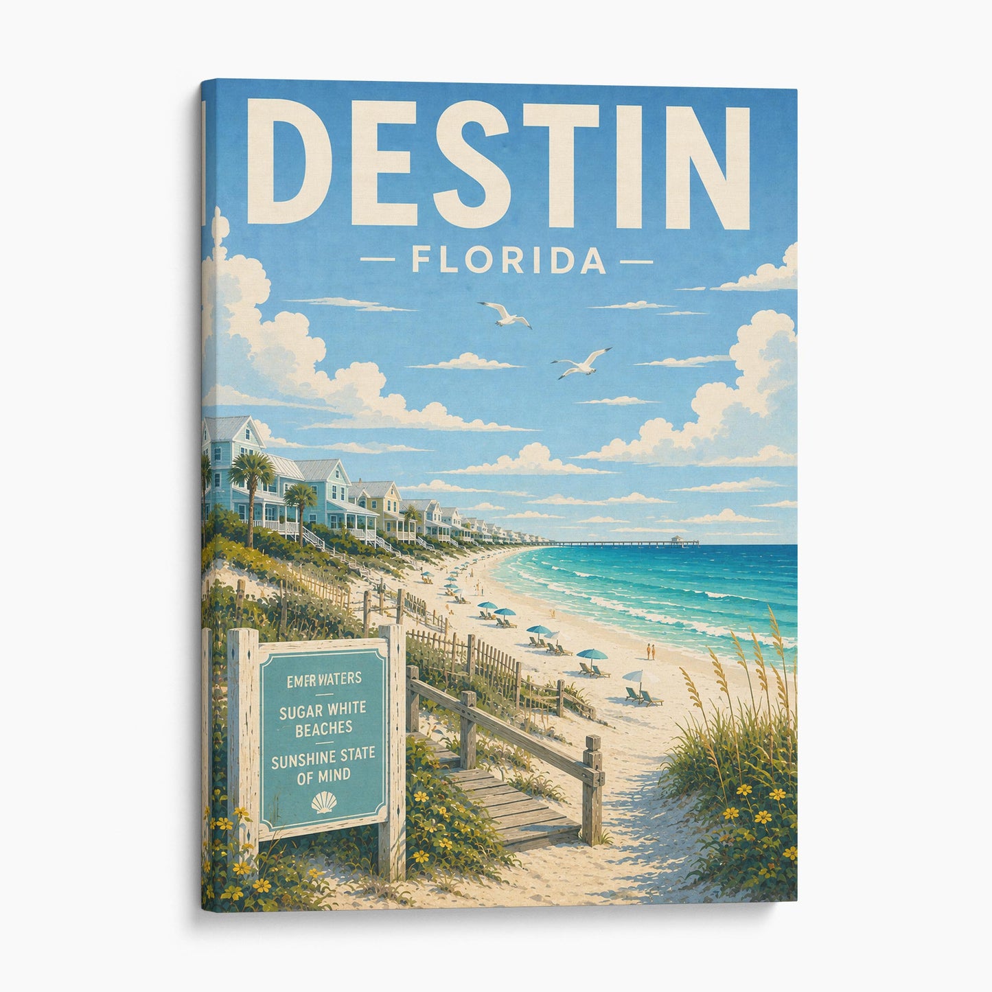 Destin Florida Travel Poster