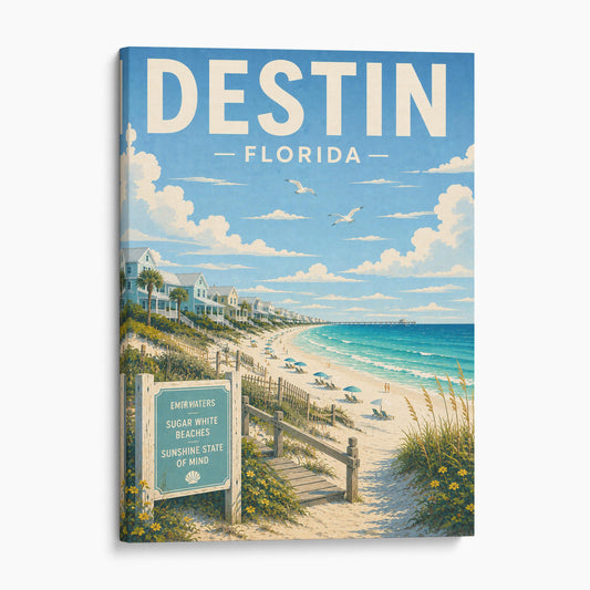 Destin Florida Travel Poster