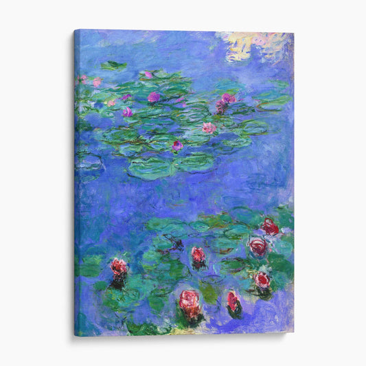 Water Lilies Red by Claude Monet