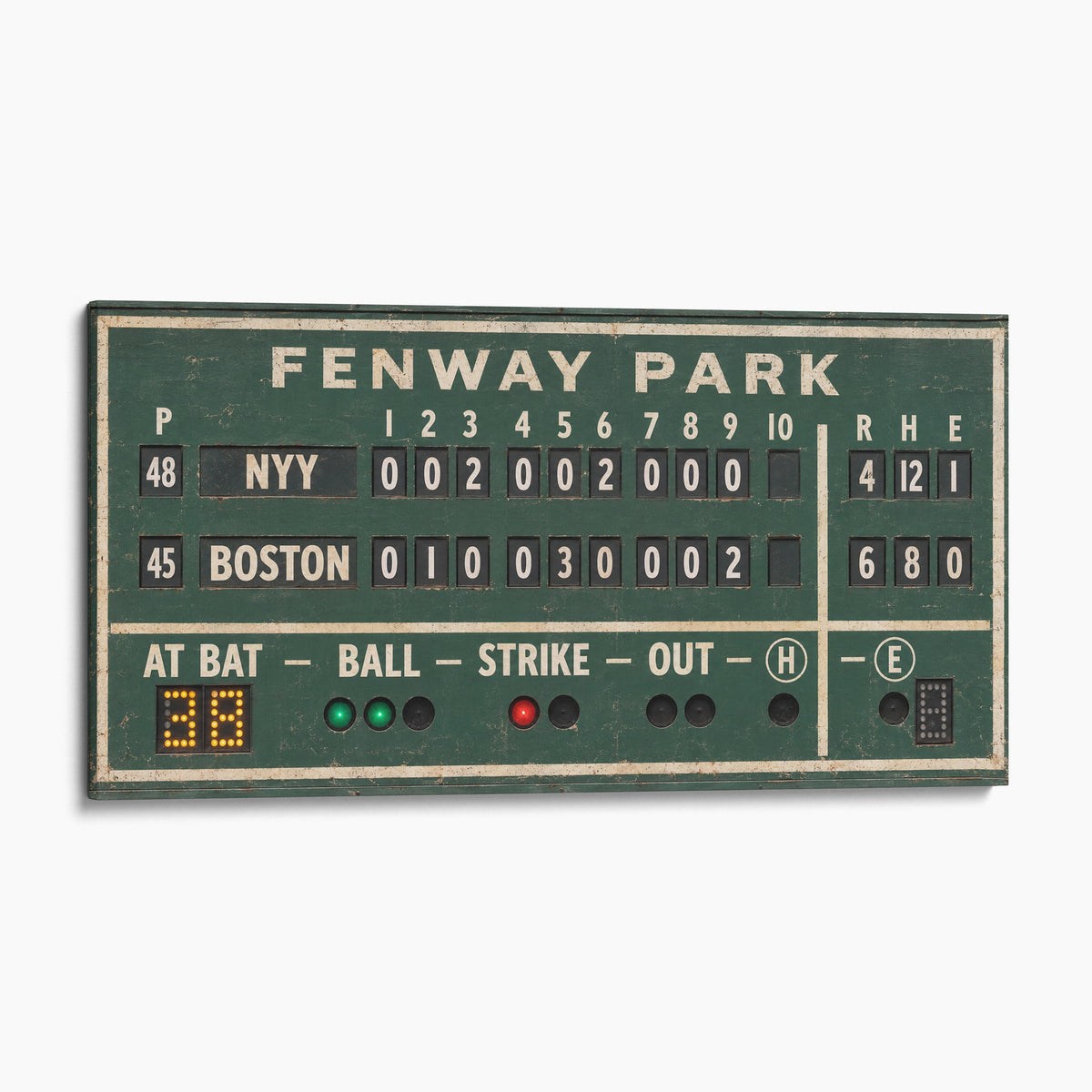 Fenway Park Scoreboard