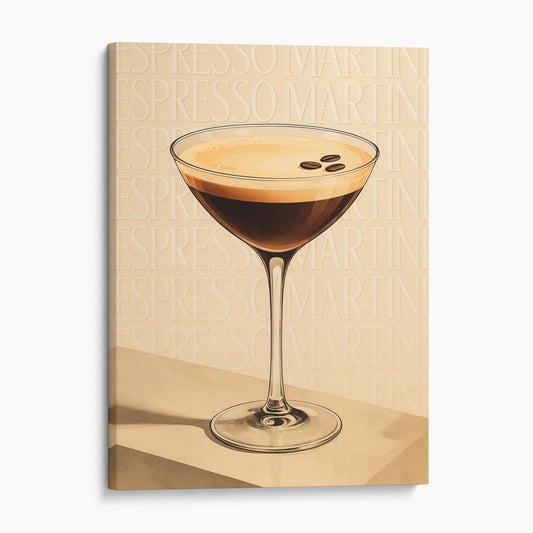 Espresso Martini Vintage Drink Poster