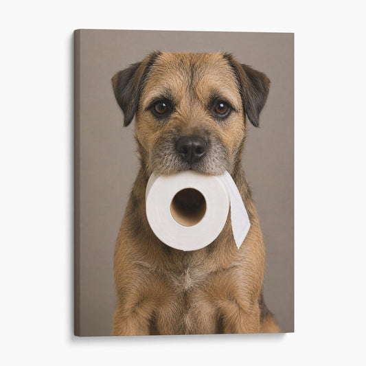 Border Terrier Dog Toilet Paper