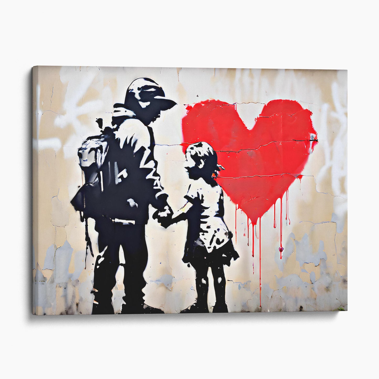 Girl With Heart Banksy