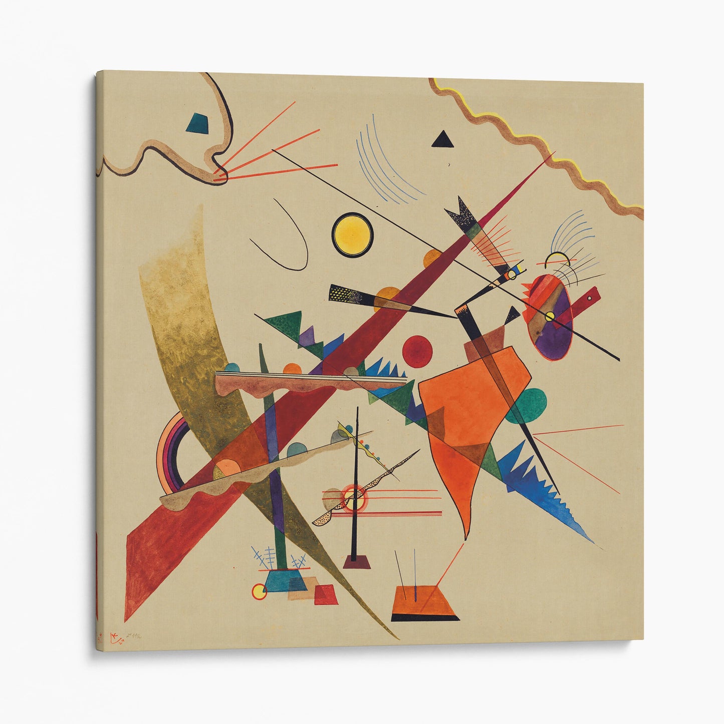 Trüber Aufstieg (Dreary Ascension) - Wassily Kandinsky