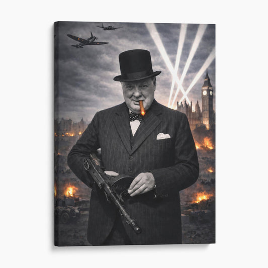 Winston Churchill Tommy Gun, World War Two