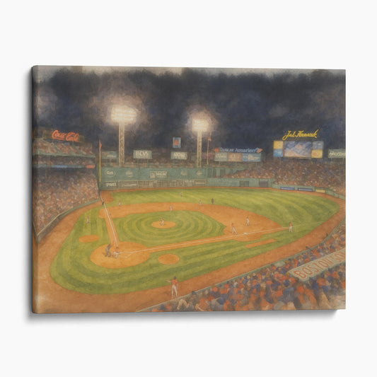 Fenway Park Watercolor Painting