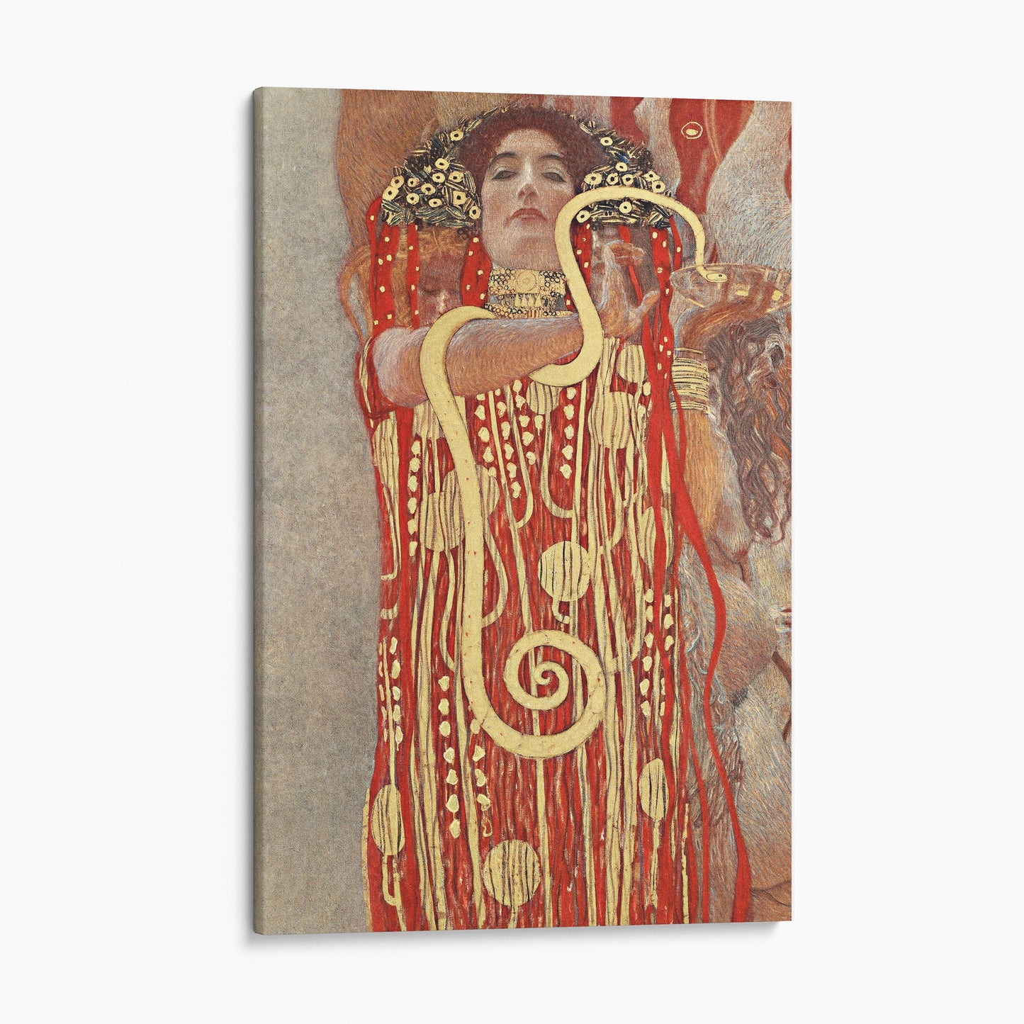 Hygieia Medicine Detail by Gustav Klimt