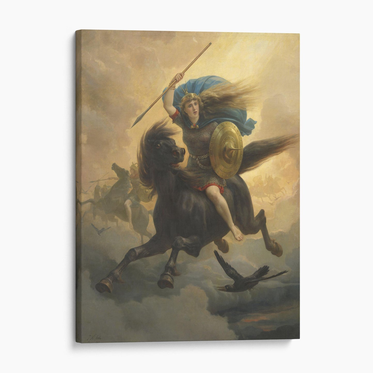 The Valkyrie (1869) by Peter Nicolai Arbo