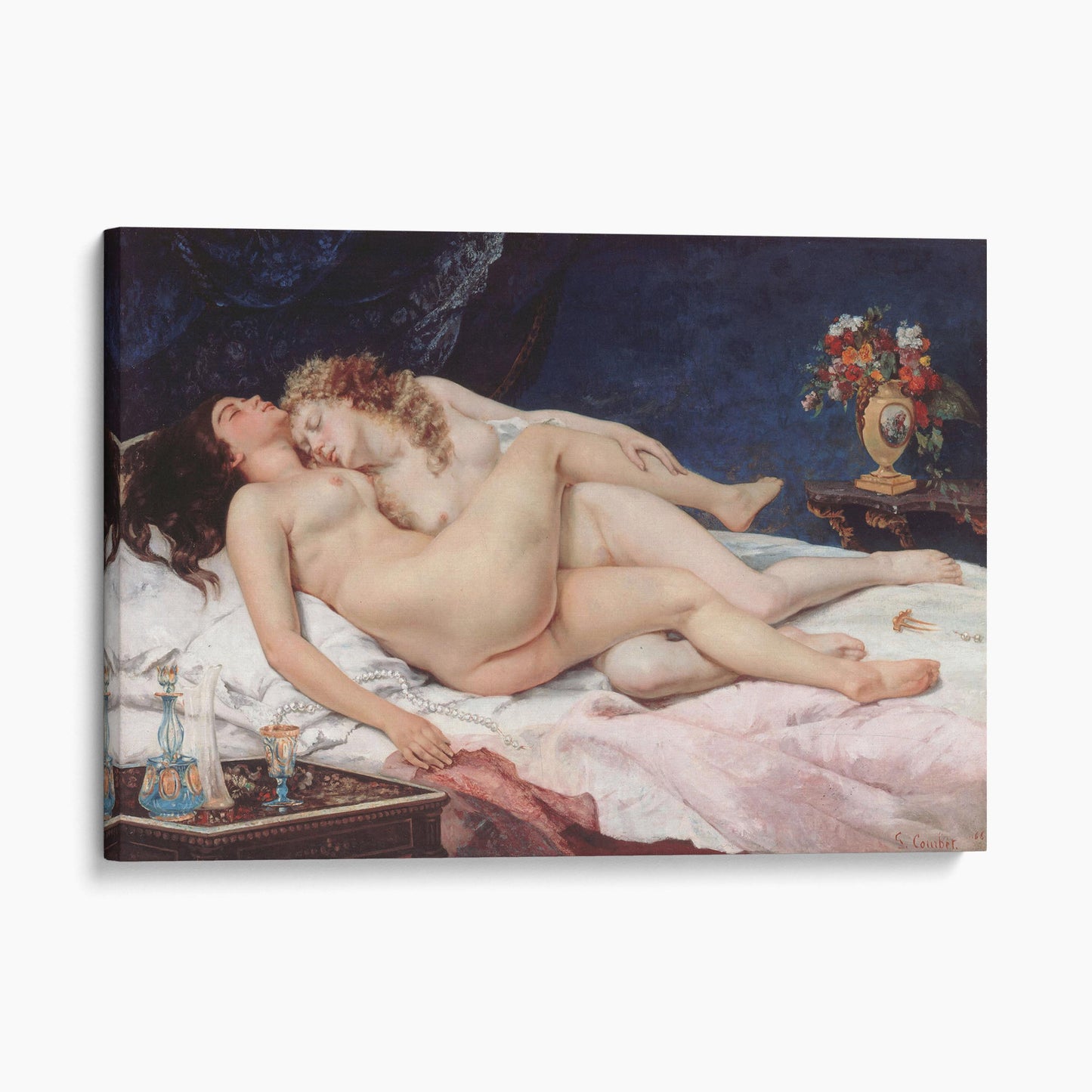 The Sleepers 1866 by Gustave Courbet