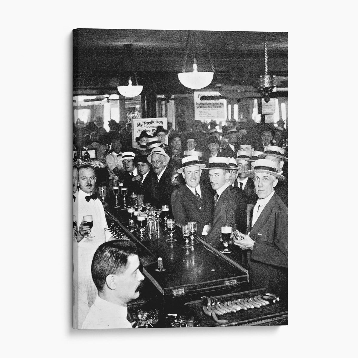 Crowded Bar Before Prohibition
